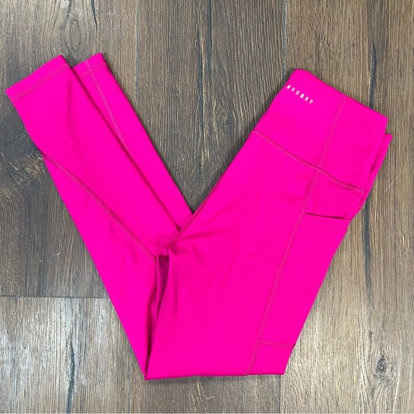 Victoria Secret Hot Pink Tights SZ 4 - Picture 1 of 3